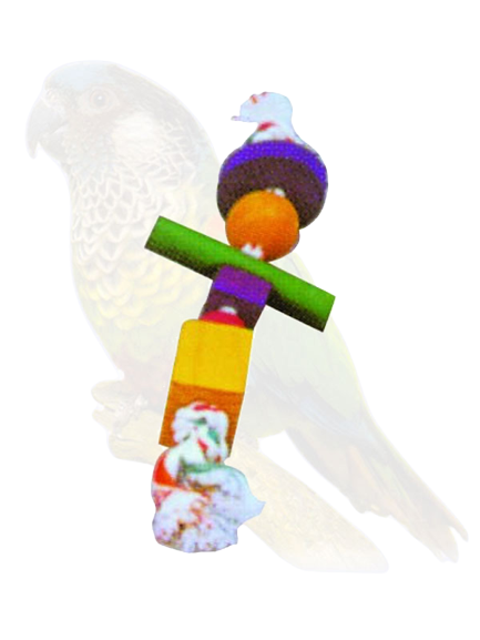 clown bird toy 33*8cm