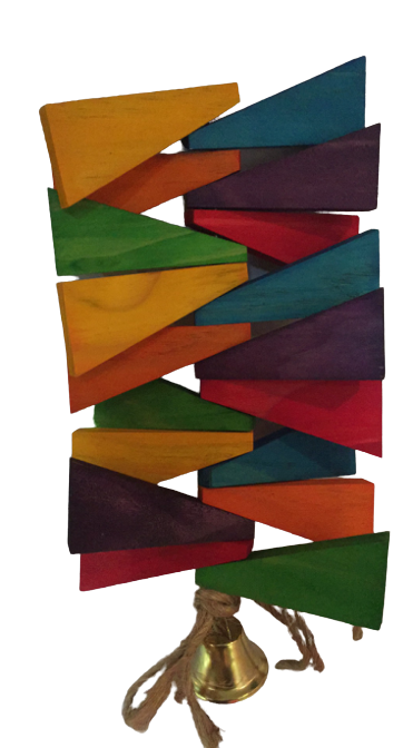 Triangle multi color toy 36*16cm