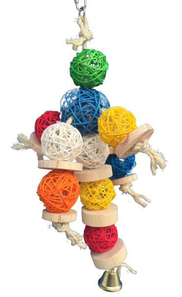 JAVA wood ball bird toy 43*19