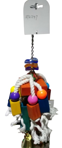 colorfull hanging wooden toy 37*12cm