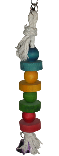 Round flat wood toy 39*6cm