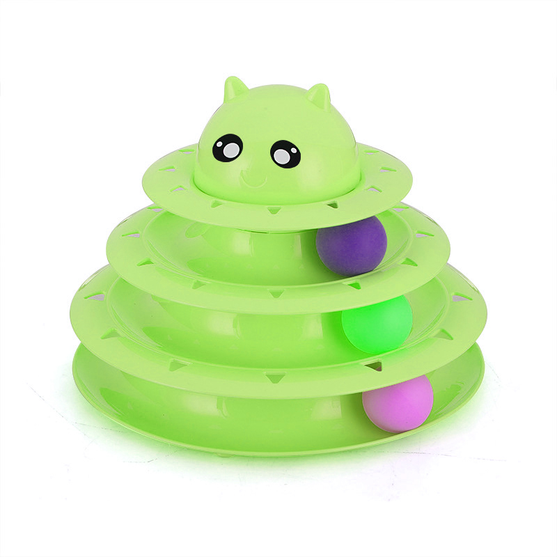 Green Four Layers of Interactive Toys 24.5*19.5cm