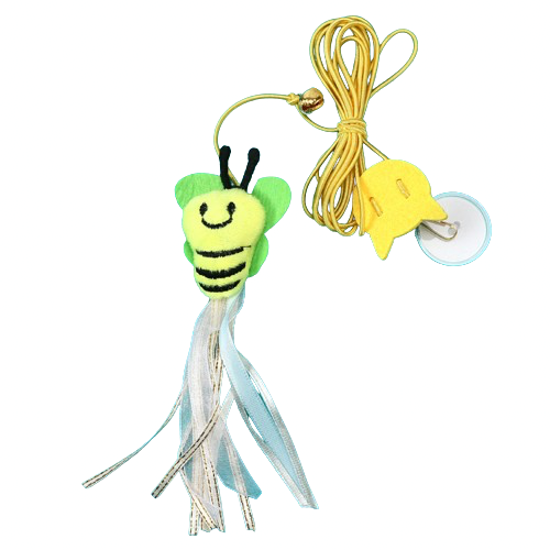 Door Hanging Cat Teaser Bee Shape 2m