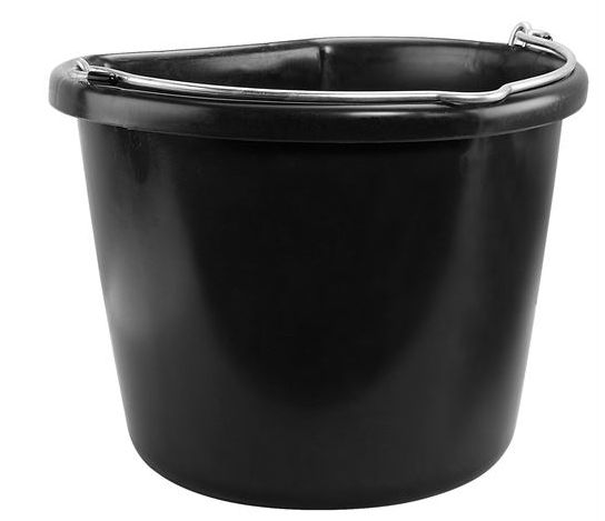 20 Quart Flat-Back Bucket ZY6005 Lip-dia 38 Base-dia 25.5 H 31 cm
