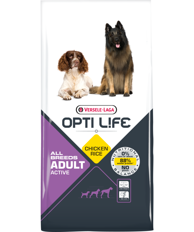 Opti Life Adult Active All Breeds 12.5kg