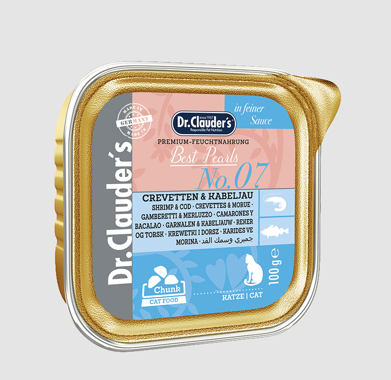 دكتور كلاودرز  الو كاب طعام رطب للقطط بالروبيان و السمك 100جم