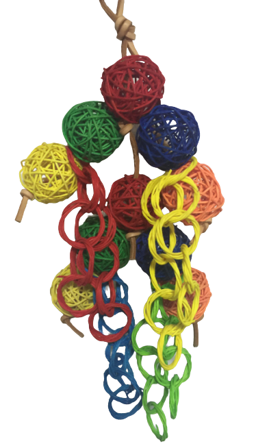 Ball Cluster Chewing Bird Toy