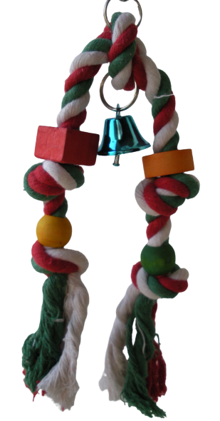 Colorful rope with bell