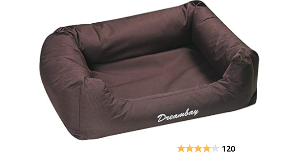 Dog Bed Suede 70X54X14Cmround Brown