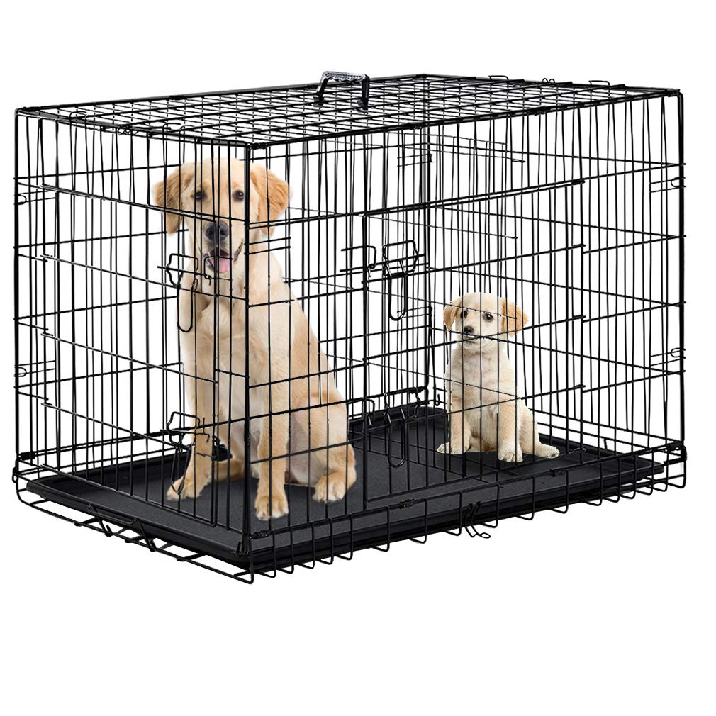 Pet Picks Dog Cage L107*W68.5*H77cm With Divider