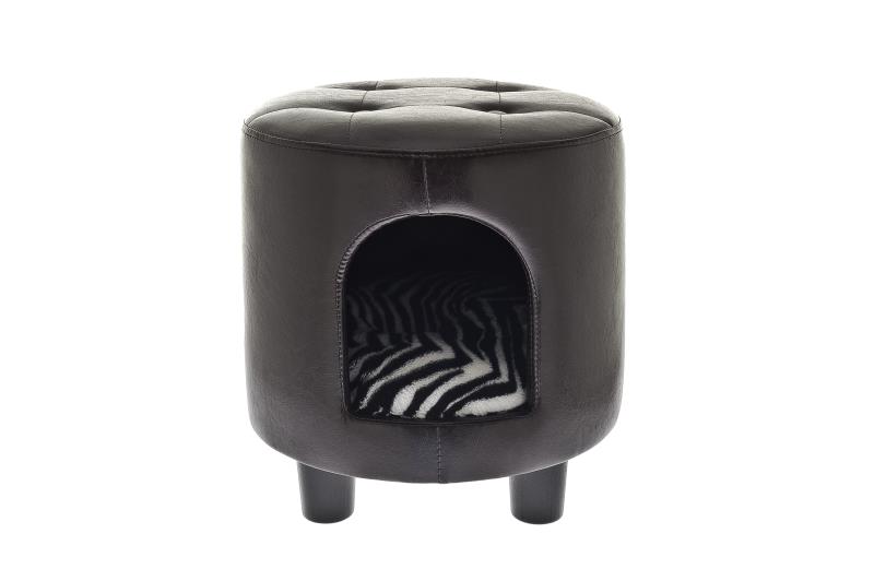 Ecoskin Pouf Home 39X39X36-43 Cm
