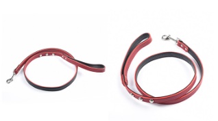 رباط أحمر مع نتؤات 120* 2 سم 