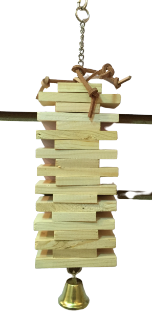 ألعاب الطيور الخشبية الطبيعية