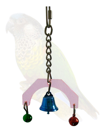 Rainbow Acrylic Mini Bird Toy