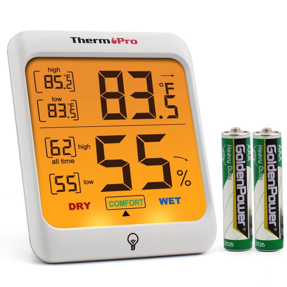THERM-PRO INDOOR HUMIDITY & TEMPERATURE MONITOR TP-53 