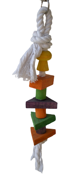 Wooden Bird Toys Multi