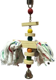 [0000000021852]  Wooden Toy Cage Swing 24*10cm