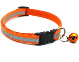 [69011932104ORS] Cat Collar Orange S: W1cm*19-32cm
