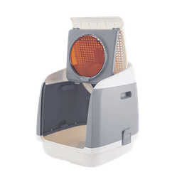 [6940528222437]  Cat Litter Box Grey 45.9*54.9*49.2cm