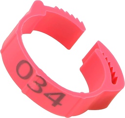 [11582020612] Chicken Rings 10Pcs with num L:5cmW:1cm Range1.7-2.2cm