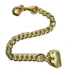 [7204] سلسلة كبح مطلية بالنحاس سمك 4 مم * طول 50 سم .